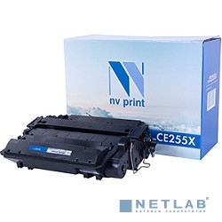 NVPrint CE255X Картридж для принтеров LaserJet P3015, черный, 12500 стр. 