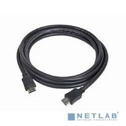 Кабель HDMI Gembird, 10м, v1.4, 19M/19M, черный, позол.раз., экран, пакет [CC-HDMI4-10M]