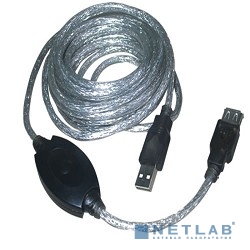 VCOM VUS7049-5M Кабель-адаптер USB2.0-repeater, удлинительный активный <Am-->Af> 5м