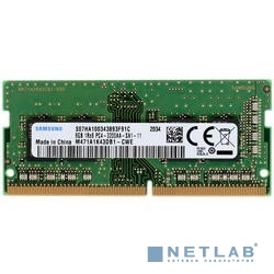Samsung DDR4 8Gb 3200MHz M471A1K43DB1-CWE OEM PC4-25600 CL19 SO-DIMM 260-pin 1.2В original single rank