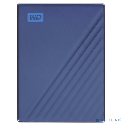 Накопитель на жестком магнитном диске WD Внешний жёсткий диск WD My Passport Ultra (Metal Edition) WDBC3C0020BBL-WESN 2TB 2,5" USB 3.1/USB-C blue (E1B)