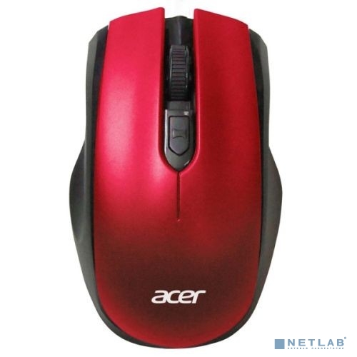 Acer OMR032 [ZL.MCEEE.009] Mouse wireless USB (3but) blk/red 