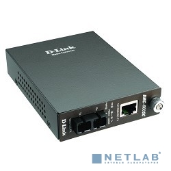 D-Link DMC-515SC/D7A Медиаконвертер с 1 портом 10/100Base-TX и 1 портом 100Base-FX с разъемом SC для одномодового оптического кабеля (до 15 км)