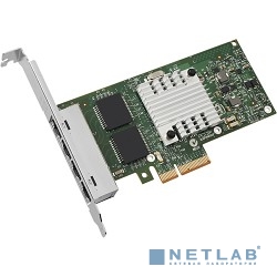 INTEL E1G44HTBLK/HTG1P20 Сетевая карта I340-T4 (PCI Express, 4-Ports, 10/100/1000Base-T, 1000Mbps, Gigabit Ethernet) (904267/904223)
