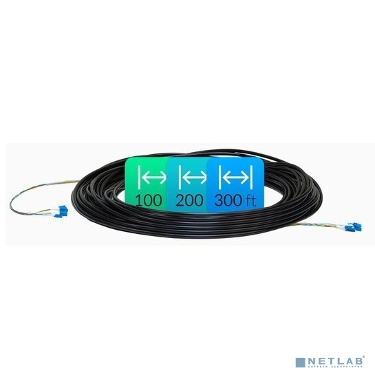 UBIQUITI FC-SM-300 FiberCable SM-300 Наружный волоконно-оптический кабель, Single Mode, LC, 91 м