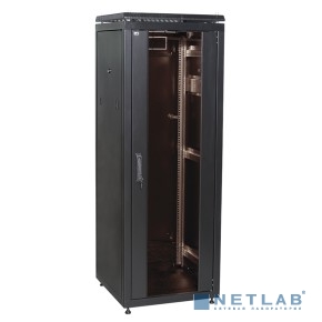 ITK LN05-33U66-G Шкаф сетевой 19" LINEA N 33U 600х600 мм стеклянная передняя дверь черный