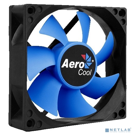 Вентилятор для корпуса Aerocool Motion 8 Plus 80x80mm 3-pin+4-pin(Molex)25dB 90gr Ret (4710700950784)
