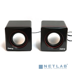 Dialog Colibri AC-04UP BLACK-RED {акустические  колонки 2.0, 6W RMS, питание от USB}