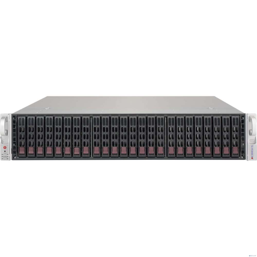 SuperMicro CSE-216BE1C-R609JBOD 2U Storage JBOD Chassis with capacity 24 x 2.5&quot; hot-swappable HDDs bays, Single Expander Backplane Boards support SAS3/2 or SATA3 HDDs with 12Gb/s throughput,