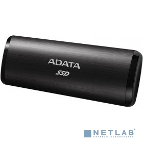 Твердотельный диск 256GB A-DATA SE760, External, USB 3.2 Type-C, [R/W -1000/- MB/s] 3D-NAND, черный [ASE760-256GU32G2-CBK]