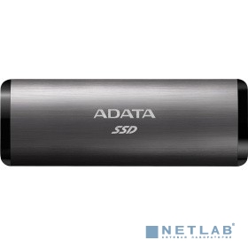 Твердотельный диск 1TB A-DATA SE760, External, USB 3.2 Type-C, [R/W -1000/- MB/s] 3D-NAND, титановый серый [ASE760-1TU32G2-CTI]