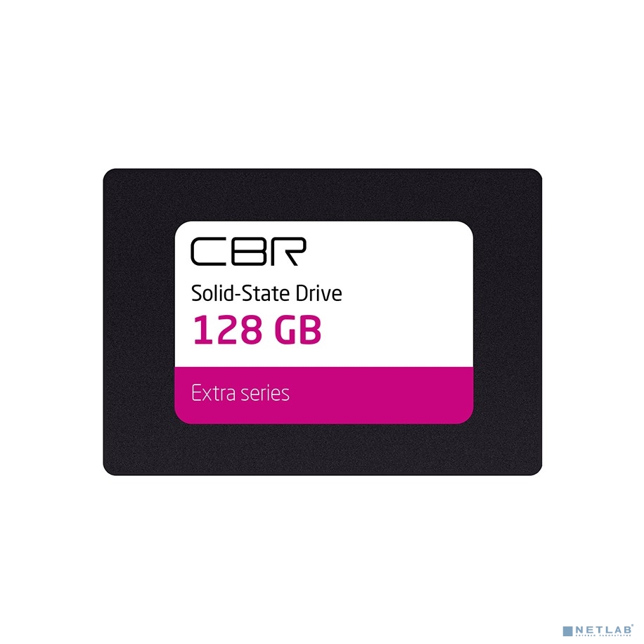 CBR SSD-128GB-2.5-EX21, Внутренний SSD-накопитель, серия "Extra", 128 GB, 2.5", SATA III 6 Gbit/s, Phison PS3112-S12, 3D TLC NAND, DRAM, R/W speed up to 550/530 MB/s, TBW (TB) 140