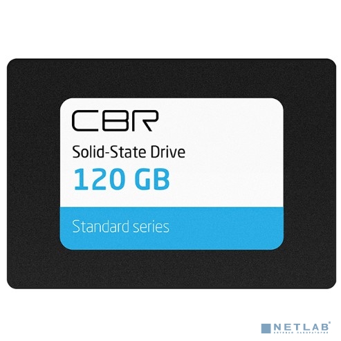 CBR SSD-120GB-2.5-ST21, Внутренний SSD-накопитель, серия "Standard", 120 GB, 2.5", SATA III 6 Gbit/s, Phison PS3111-S11, 3D TLC NAND, R/W speed up to 550/420 MB/s, TBW (TB) 100