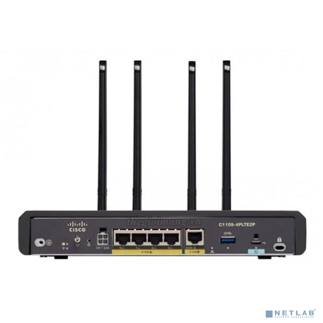 C1109-4PLTE2P C1109-4PLTE2P ISR 1109 M2M 4P GE Ethernet, LTE Adv and DUAL Pluggables