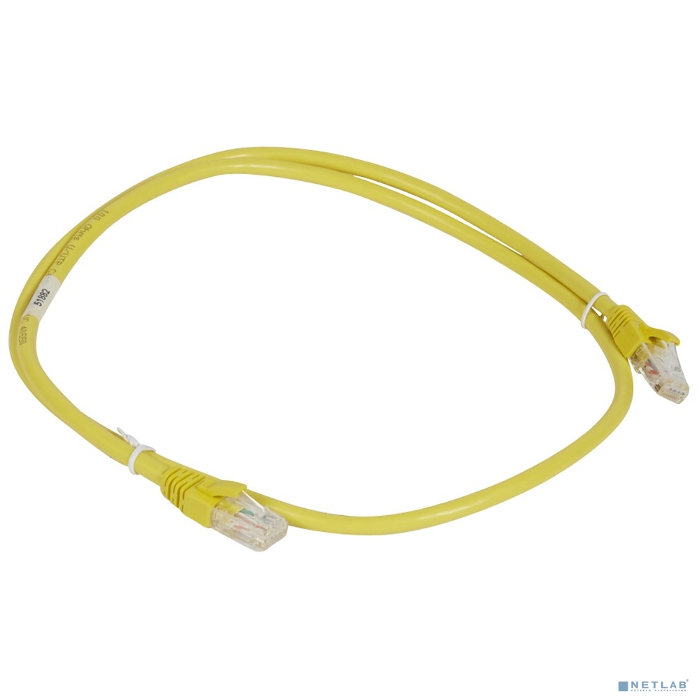 Legrand 51882 П-корд U/UTP 6а PVC 1м желт.
