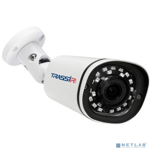 TRASSIR TR-D2121IR3 v6 2.8 Уличная 2Мп IP-камера с ИК-подсветкой. Матрица 1/2.7" CMOS, разрешение 2Мп FullHD (1920?1080) @25fps, чувствительность: 0.005Лк (F1.8), режим "день/ночь" (механический ИК-фи