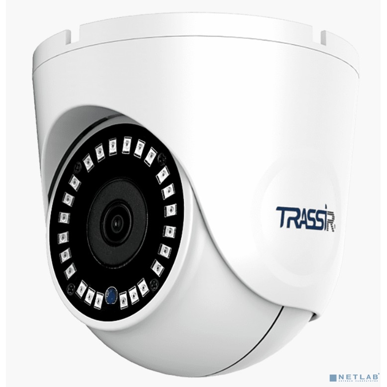TRASSIR TR-D8121IR2 v6 2.8 Уличная 2Мп IP-камера с ИК-подсветкой. Матрица 1/2.7" CMOS, разрешение 2Мп