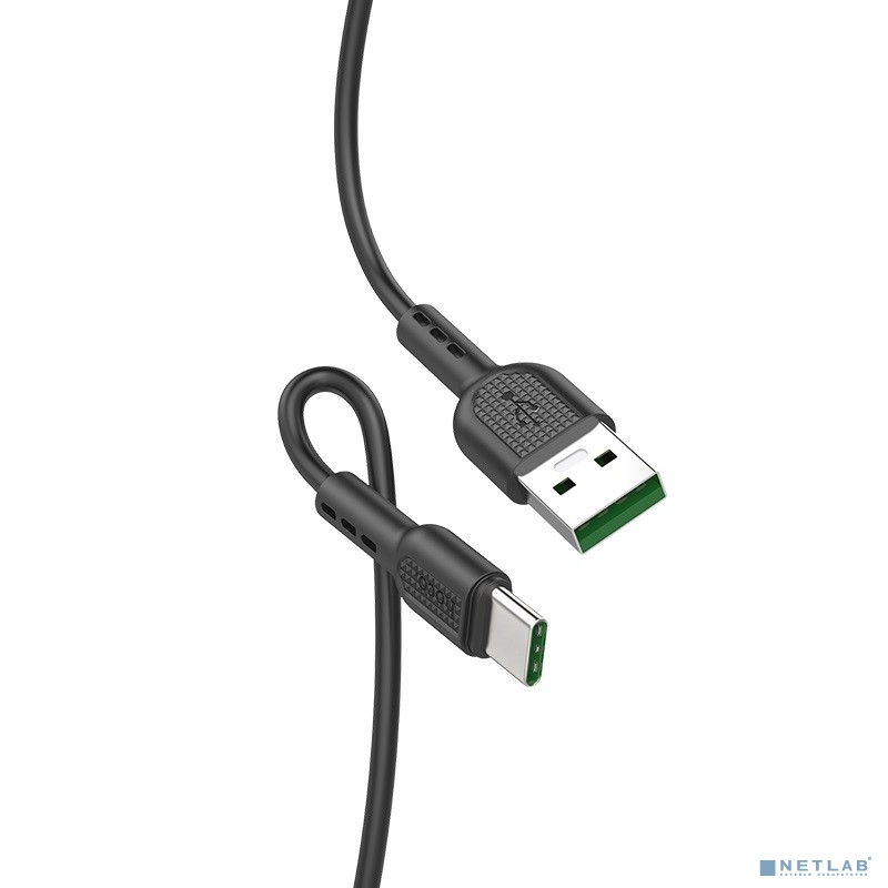 HOCO HC-06119 X33/ USB кабель Type-C/ 1m/ 5A/ Black