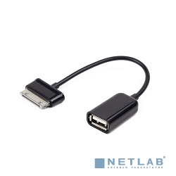 Gembird/Cablexpert A-OTG-AF30P-001 Кабель USB 2.0 OTG ,  USBAF/BM30pin, для планшетов Samsung, 0.15м, пакет