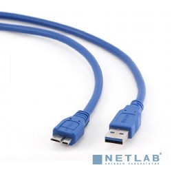 Gembird/Cablexpert CCP-mUSB3-AMBM-0.5M Кабель USB 3.0 Pro , AM/microBM 9P, 0.5м, экран, синий