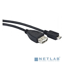 Gembird/Cablexpert A-OTG-AFBM-001 AF/MicroBM, Кабель USB 2.0 OTG  , 0.15м, пакет 