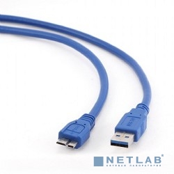 Gembird PRO USB 3.0 кабель для соед. 1.8м  А-microB (5 pin)  позол.конт., пакет [CCP-mUSB3-AMBM-6]