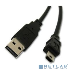 Gembird PRO CCP-USB2-AM5P-6 USB 2.0 кабель для соед. 1.8м  А-miniB (5 pin)  позол.конт., пакет 