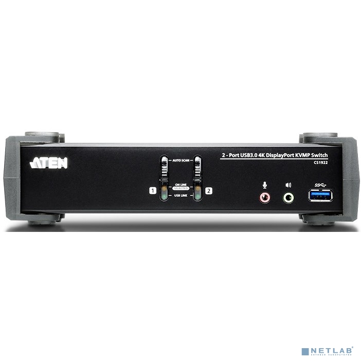 KVM-переключатель USB DP 2PORT W/CAB CS1922-AT-G ATEN