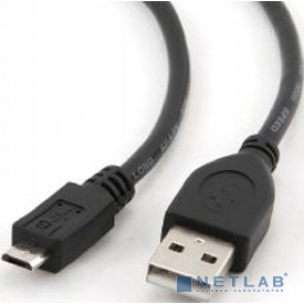 Cablexpert Кабель USB 2.0 Pro AM/microBM 5P, 3м, экран, черный (CCP-mUSB2-AMBM-10 )