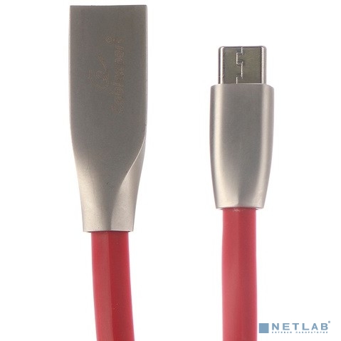 Cablexpert Кабель USB 2.0 CC-G-USBC01R-1.8M AM/Type-C, серия Gold, длина 1.8м, красный, блистер 