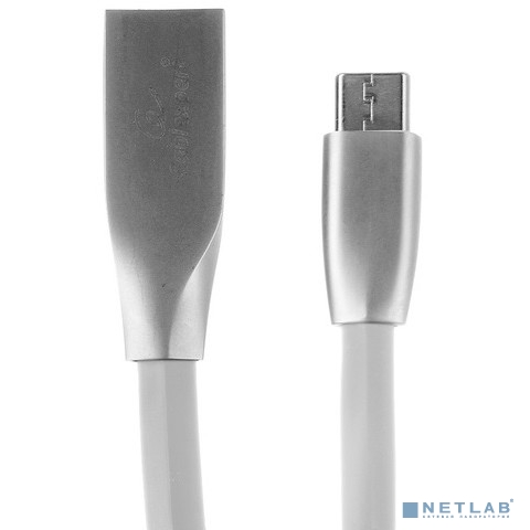 Cablexpert Кабель USB 2.0 CC-G-mUSB01W-1M AM/microB, серия Gold, длина 1м, белый, блистер