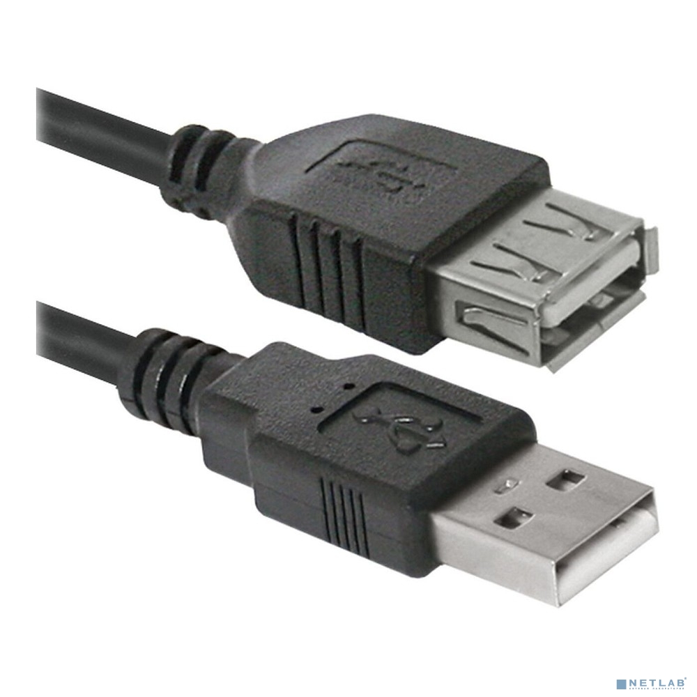 Defender USB кабель USB02-10 USB2.0 AM-AF, 3.0м (87453)