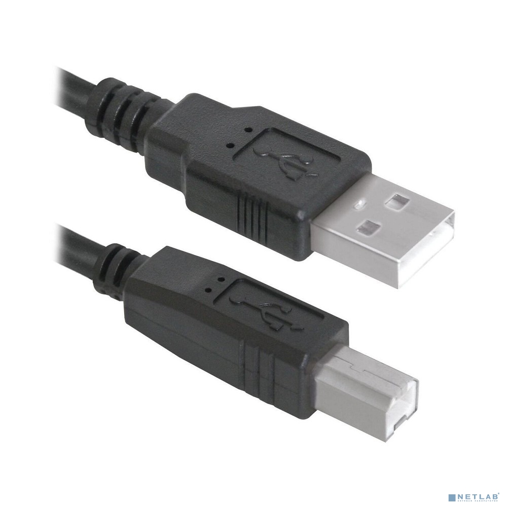 Defender USB04-06p.bag  Кабель USB 2.0  для соед. 1.8м AM/BM , пакет  (83763)