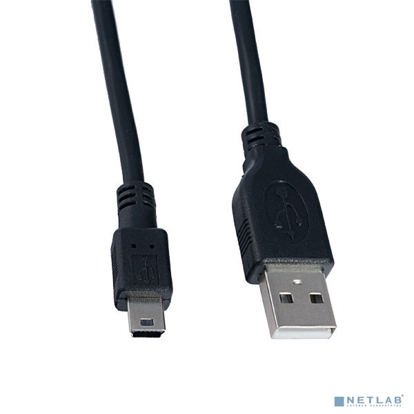 PERFEO Кабель USB2.0 A вилка - Mini USB 5P вилка, длина 1,8 м. (U4302)