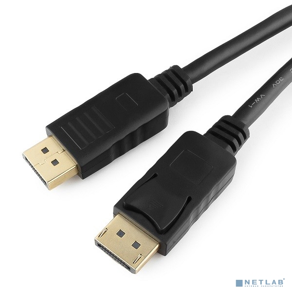 Кабель DisplayPort Cablexpert CC-DP2-10M, v1.2, 10м, 20M/20M, черный, экран, пакет 