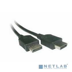 Кабель DisplayPort Gembird, 1.8м, 20M/20M, черный, экран, пакет [CC-DP-6]