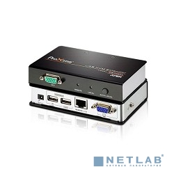 ATEN CE700A-(D(AT-G) Удлинитель, SVGA+KBD+MOUSE USB ATEN, 150 метр., HD-DB15+USB A-тип, Female, c KVM-шнуром USB 1.8м, Б.П. 220> 5.3V