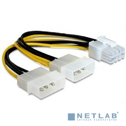 Cablexpert Разветвитель питания 2xMolex->PCI-Express 8pin, для подключения в/к PCI-Е (8pin) к б/п ATX (CC-PSU-81)
