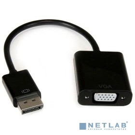 ORIENT Кабель-адаптер C308, DisplayPort M -> VGA 15F, длина 0.2 метра, черный (30308)