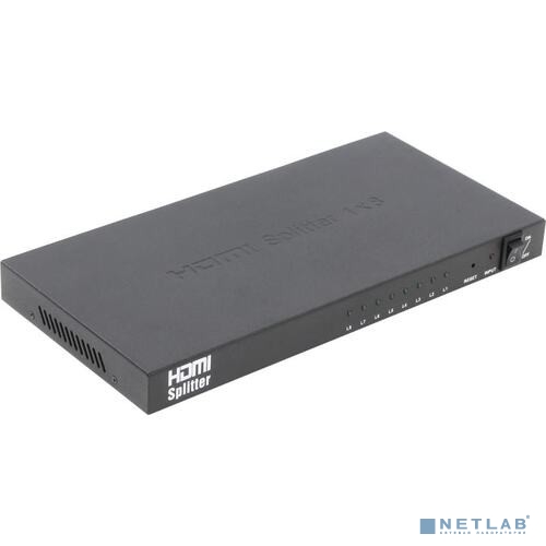 ORIENT HDMI Splitter HSP0108 1->8, HDMI 1.4/3D, HDTV1080p/1080i/720p, HDCP1.2, внешний БП 5В/3A, метал.корпус (29917)