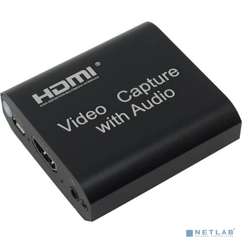 ORIENT C705HVC, Адаптер HDMI -> USB2.0, устройство видеозахвата со звуком 1920x1080@30Hz, Audo вход/выход, выход HDMI, поддержка Windows/MacOS/Android, питание 5В, в комплекте USB-кабель пит.(30705)