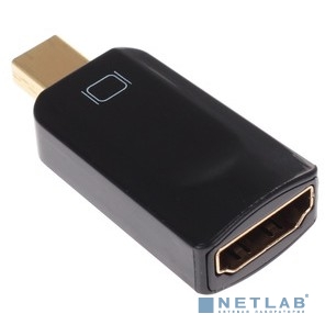 Cablexpert Переходник miniDisplayPort - HDMI, 20M/19F, черный, пакет (A-mDPM-HDMIF-01)