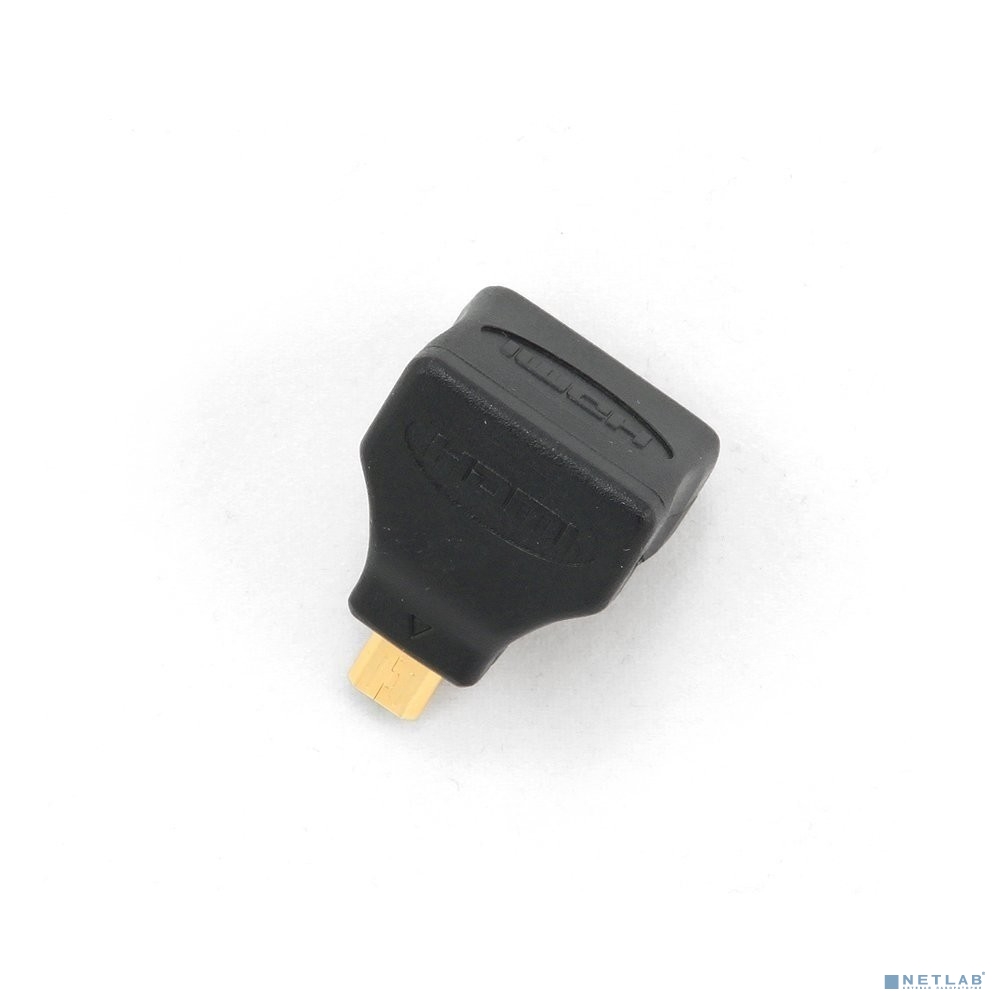 Cablexpert Переходник HDMI-microHDMI , 19F/19M, угловой, золотые разъемы, пакет (A-HDMI-FDML)