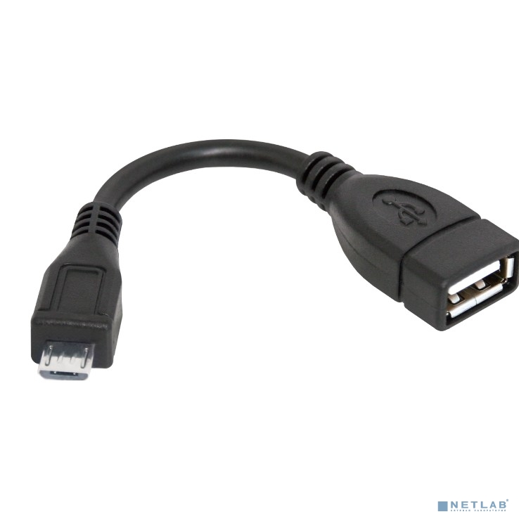 Defender Переходник USB OTG microUSB(M)-USB(F), 8см (87300)	