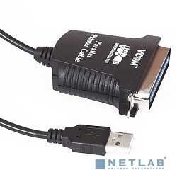 VCOM VUS7052 Кабель-адаптер USB A (вилка) -> LPT (прямое подключение к LPT порту принтера) 1.8m