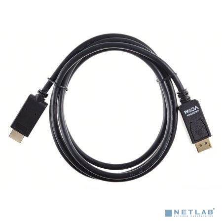 VCOM Кабель-переходник DisplayPort M-> HDMI M 4K@60Hz 1.8m VCOM (CG609-1.8M)