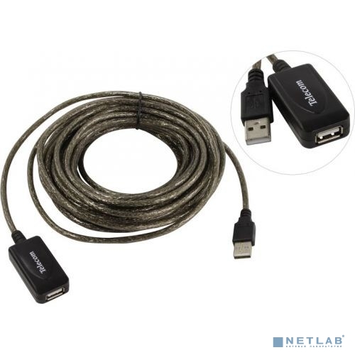 Telecom Кабель USB2.0-repeater, удлинительный активный <Am-->Af> 10м <TUS7049-10M>