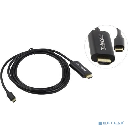 Telecom Кабель USB3.1 Type-Cm --> HDMI A(m) 4K@30Hz, 1.8m <TCC005-1.8M>