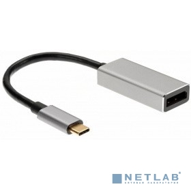 Aopen/Qust Адаптер USB 3.1 Type -Cm --> DP (f) 4K@60Hz, Alum Shell [4895182279025]