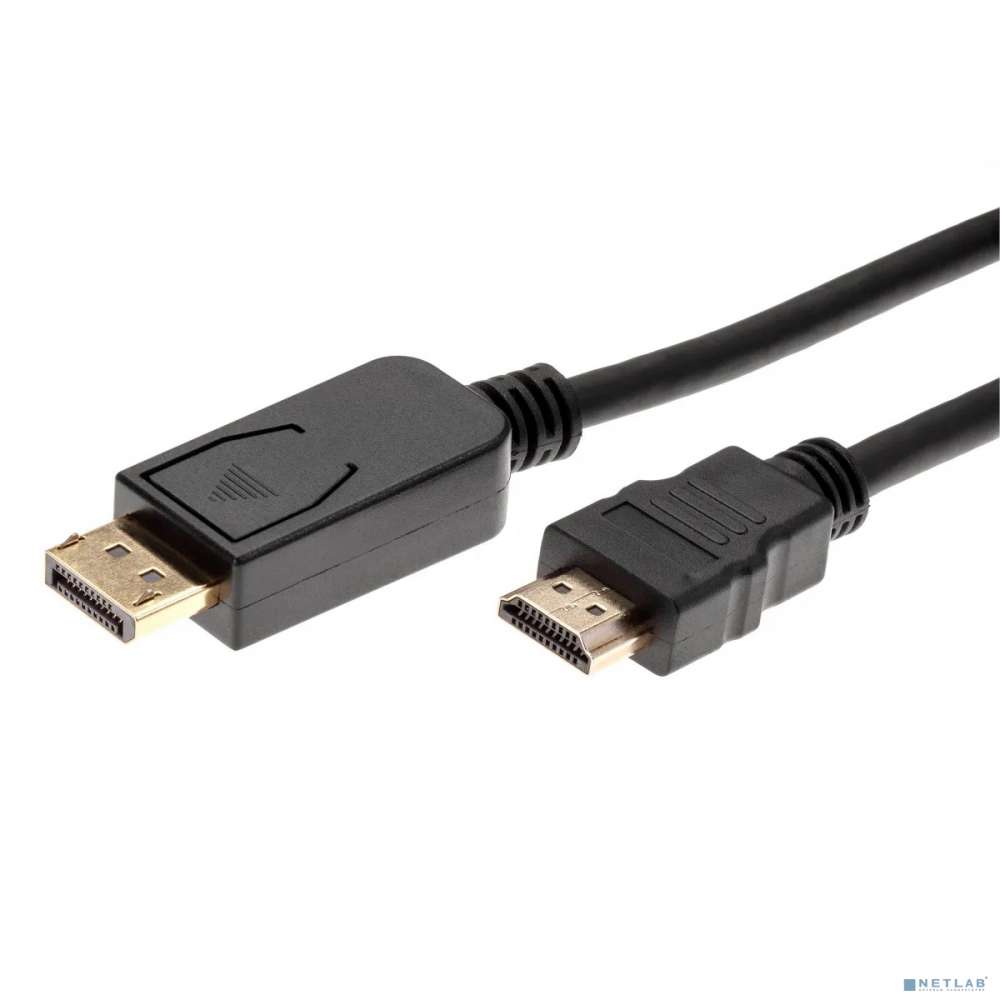 Кабель-переходник DisplayPort M-> HDMI M 1.8m iOpen (Aopen/Qust) <ACG494-1.8M>